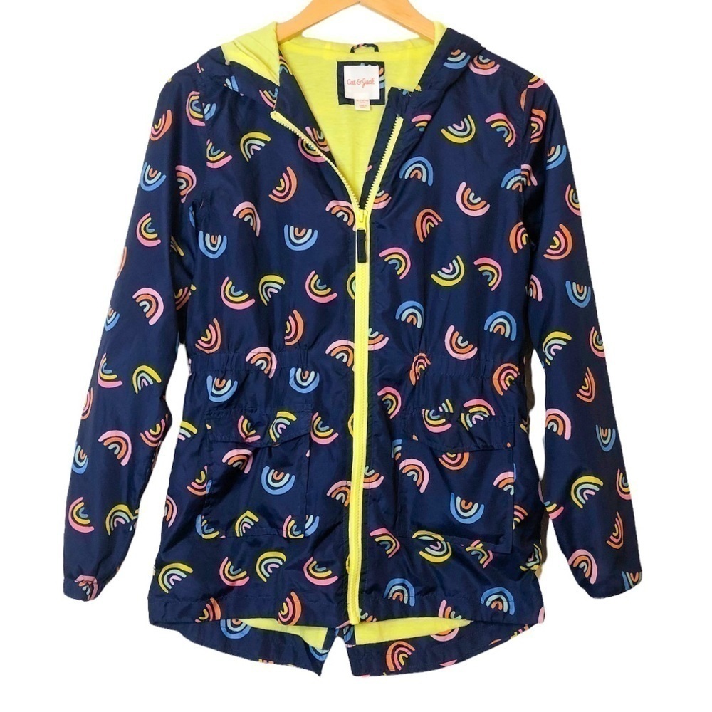 3/$25 🙌🏼 Cat & Jack Rainbow Print Long Jacket with Armpit Hole XL (14-16)